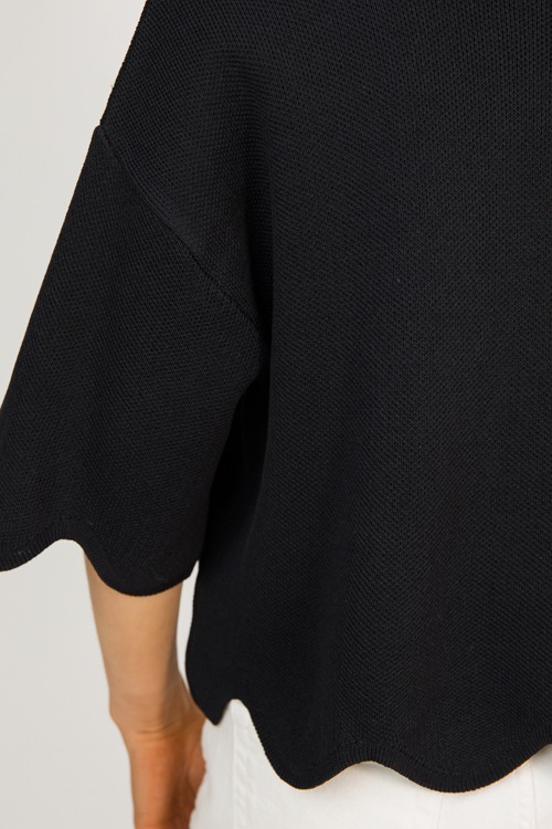 Scallop Hem Knit Sweater, Black - 4K7A2217.jpg