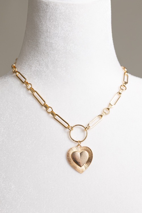 Be Mine Heart Necklace, Gold - 4K7A2225.jpg