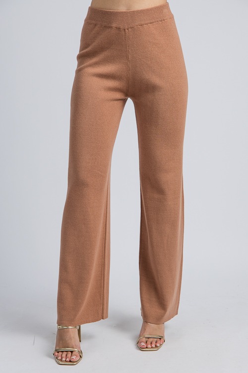 Ginger Sweater Pants, Hazelnut