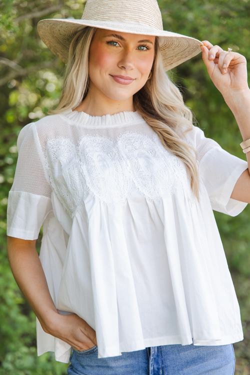 Mesh Lace Applique Top, White - 4K7A2313.jpg