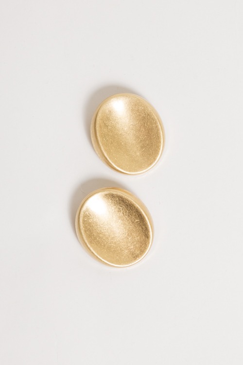 Statement Oval Earrings, Gold - 4K7A2397.jpg