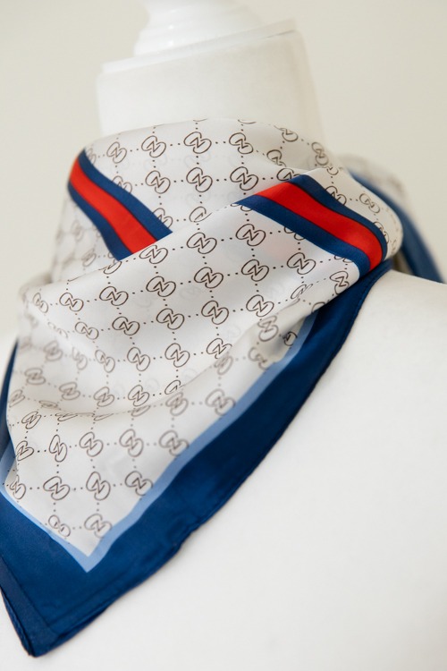 Blue Multi Printed Scarf