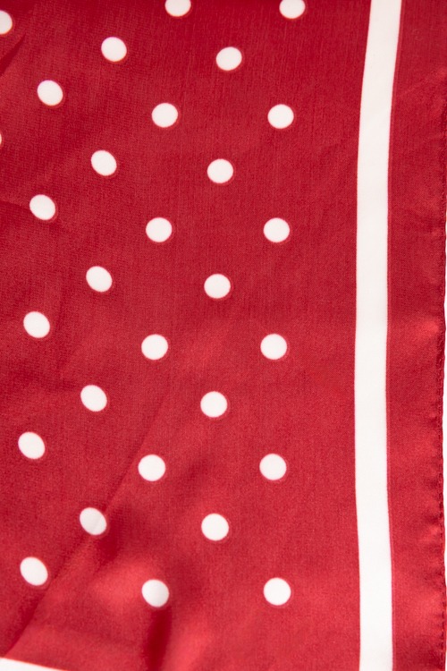 Cindy Polka Dot Scarf, Burgundy - 4K7A2596.jpg