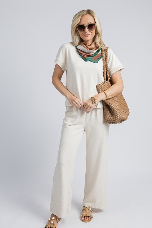 Chloe Knit Set, Ivory