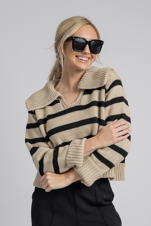 Collared Stripe Sweater, Beige/ - 4K7A2883h.jpg