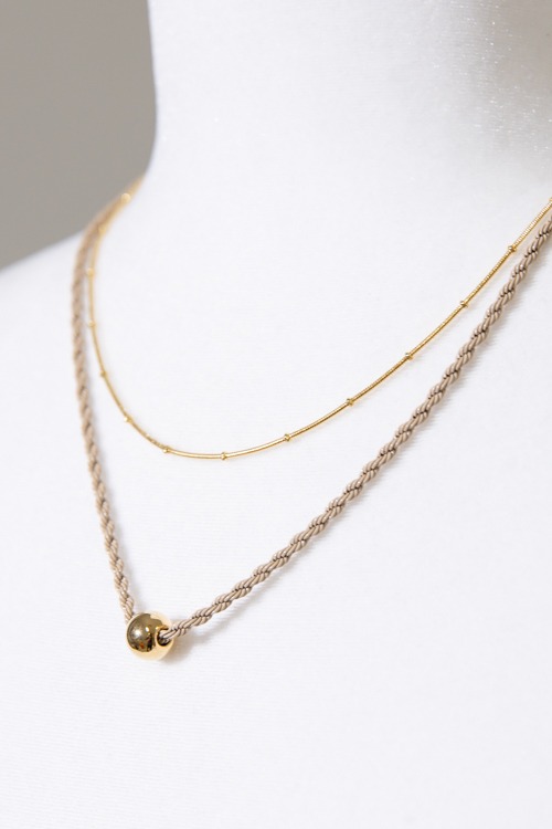 Hazel Layered Necklace, Gold