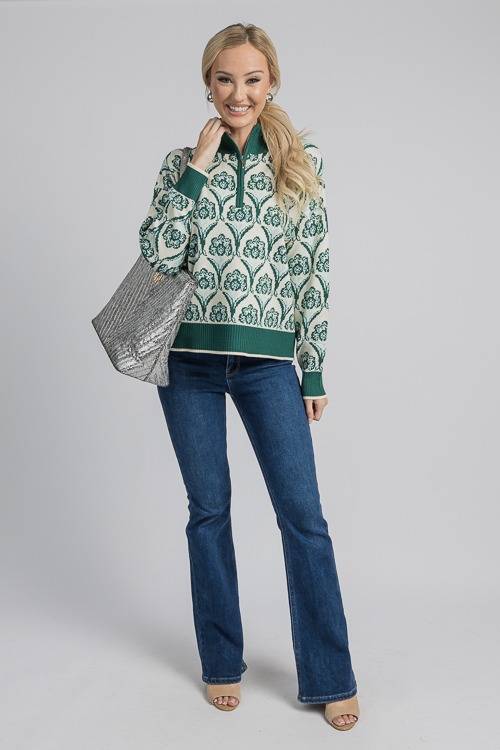 Genevieve Zip Sweater, H. Green - 4K7A3125.jpg