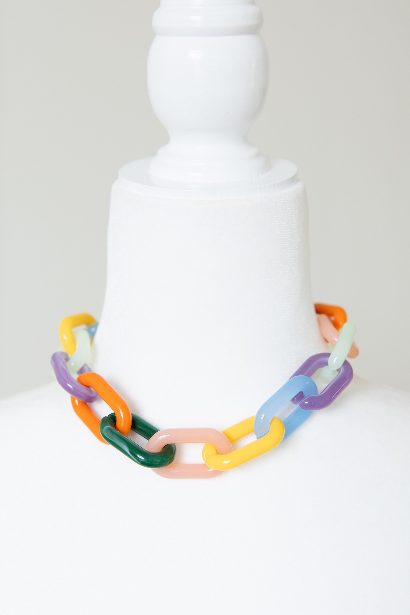 Angelina Acrylic Necklace, Multi