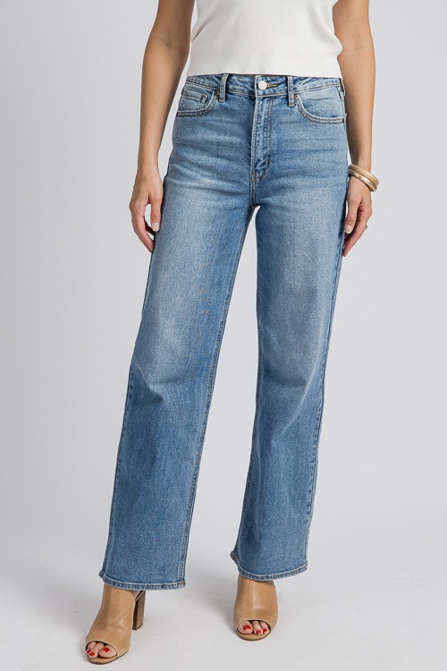 Full Length Straight Jeans, Medium