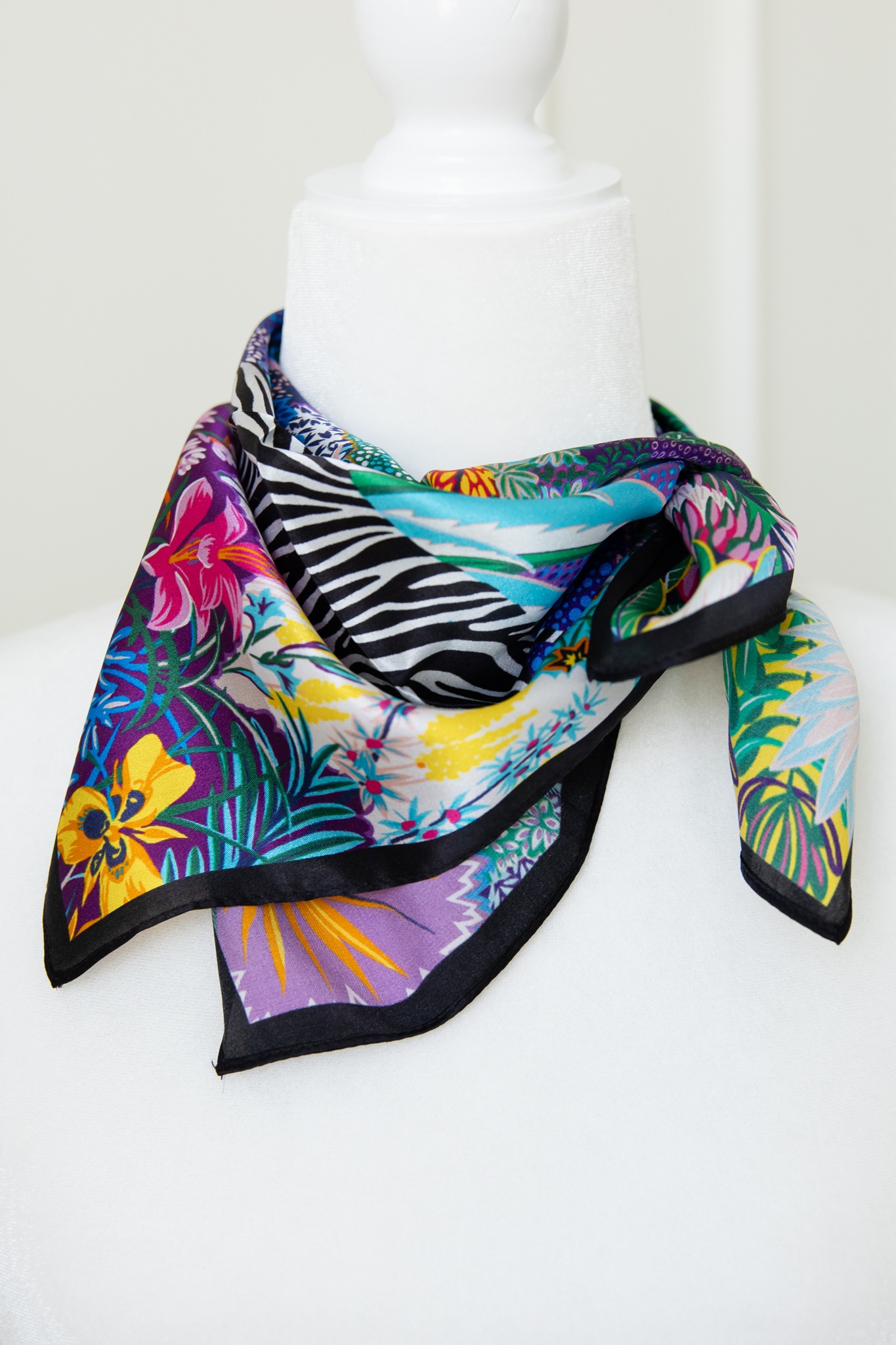 Botanic Scarf, Blue