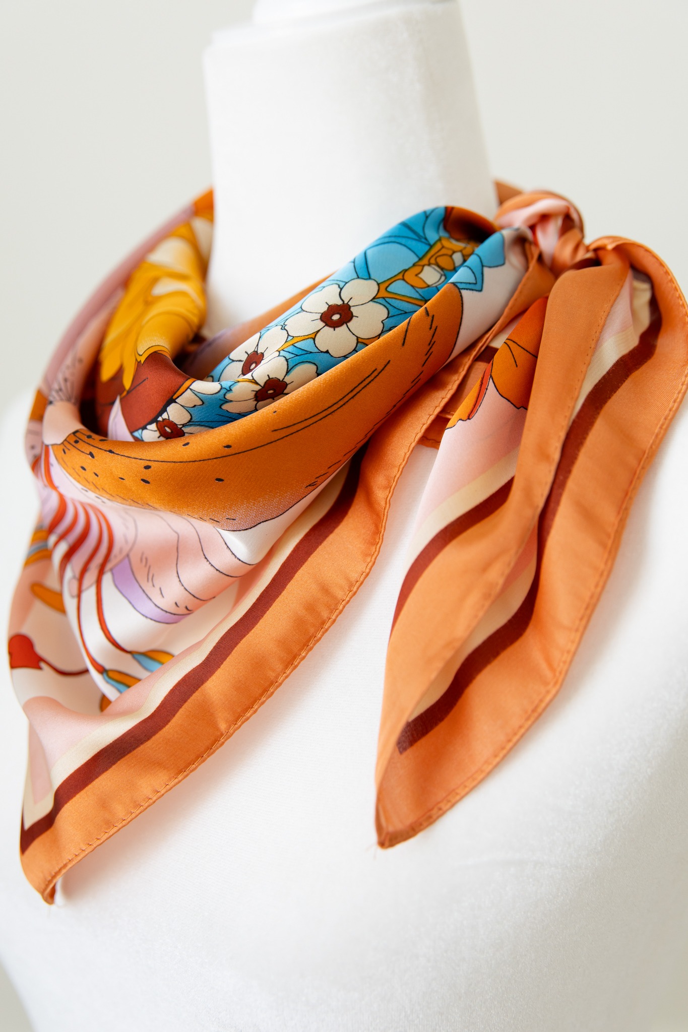 Floral Burst Scarf, Orange - 4K7A3531.jpg