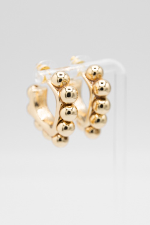 Belinda Ball Earring, Gold