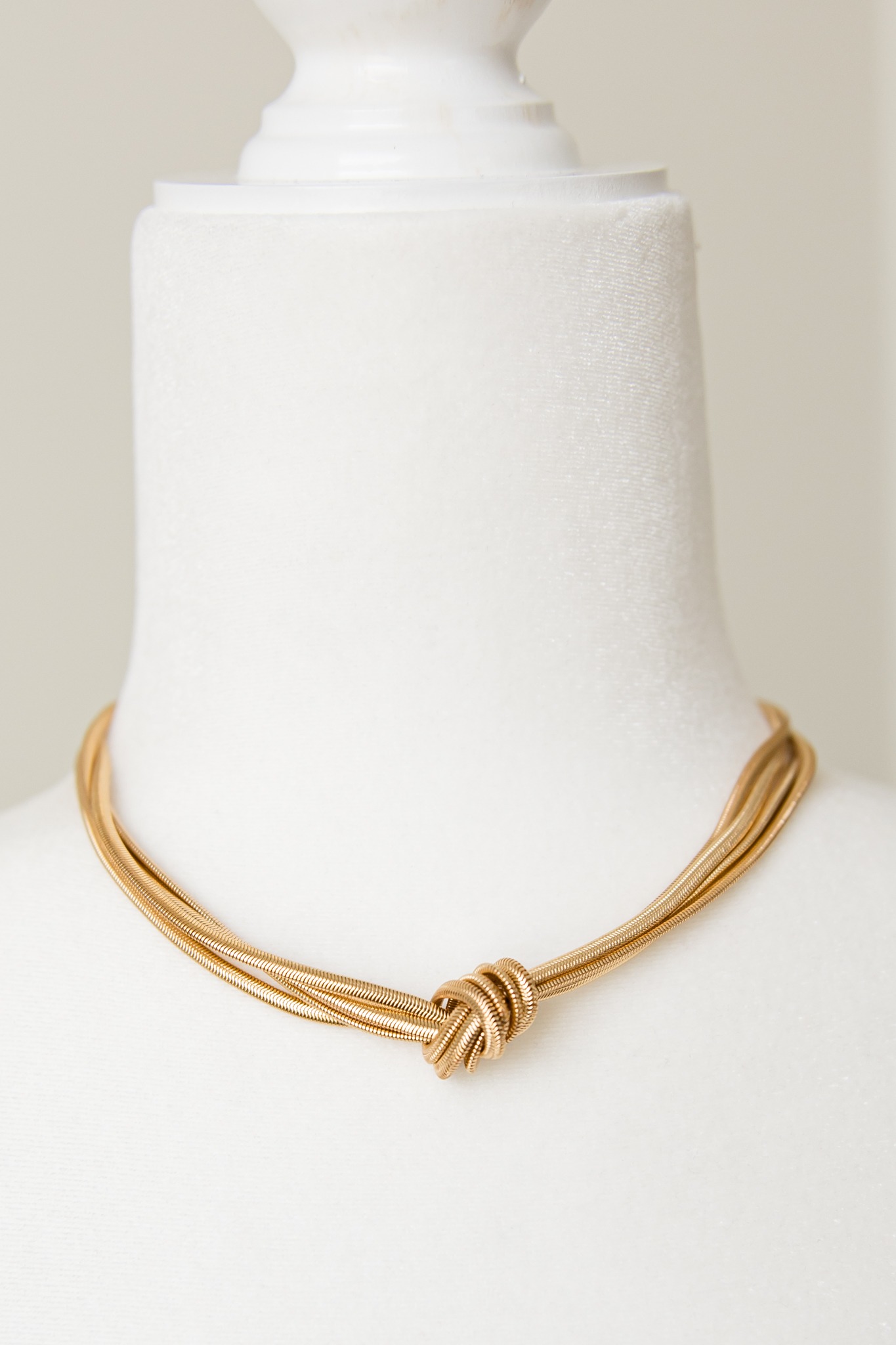 Knotted Snake Chain Necklace