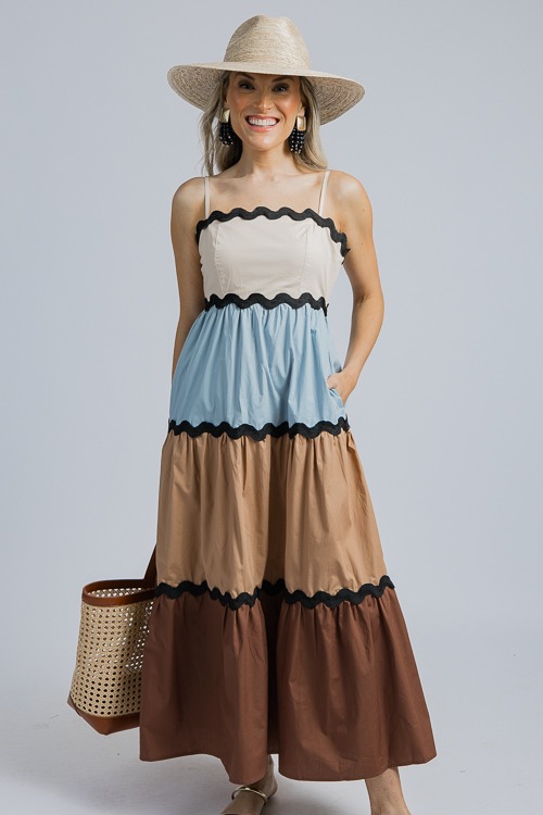 Ric Rac Colorblock Maxi