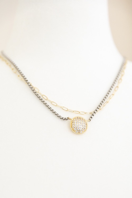 Pave Circle 2-Tone Chain - 4K7A4025.jpg