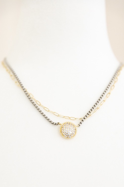 Pave Circle 2-Tone Chain - 4K7A4026.jpg