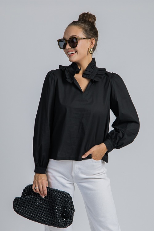 Ruffle Collar Top, Black - 4K7A4179p crop above knees.jpg