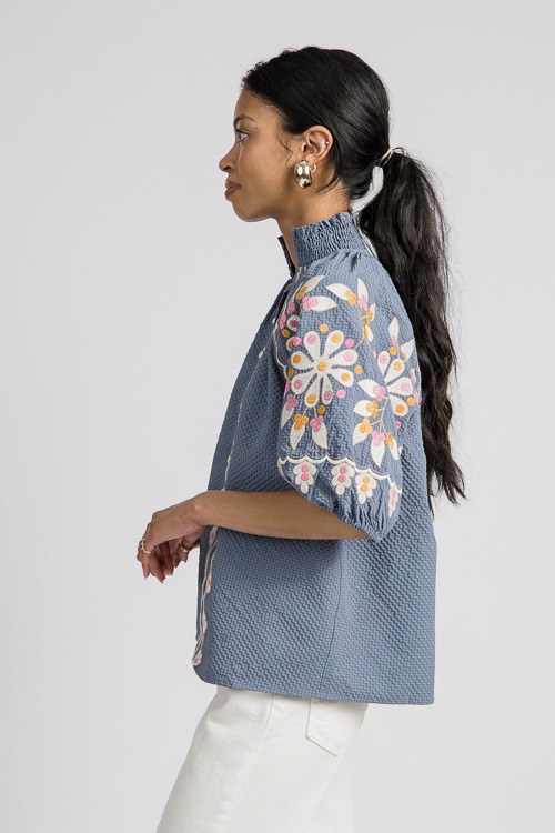 Embroidery Texture Top, Blue - 4K7A4286.jpg