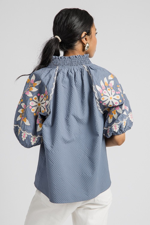 Embroidery Texture Top, Blue - 4K7A4287.jpg
