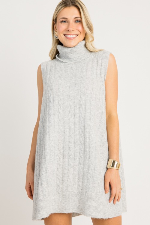 Cable Knit Sweater Tunic, H. Grey - 4K7A4315.jpg