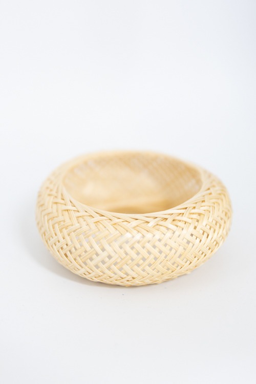 Monica Bangle, White Rattan