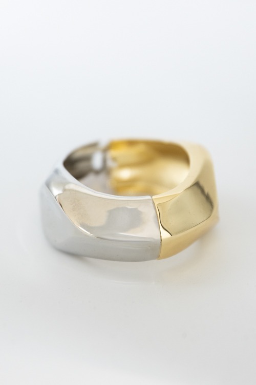 Two-Tone Cuff Bracelet
