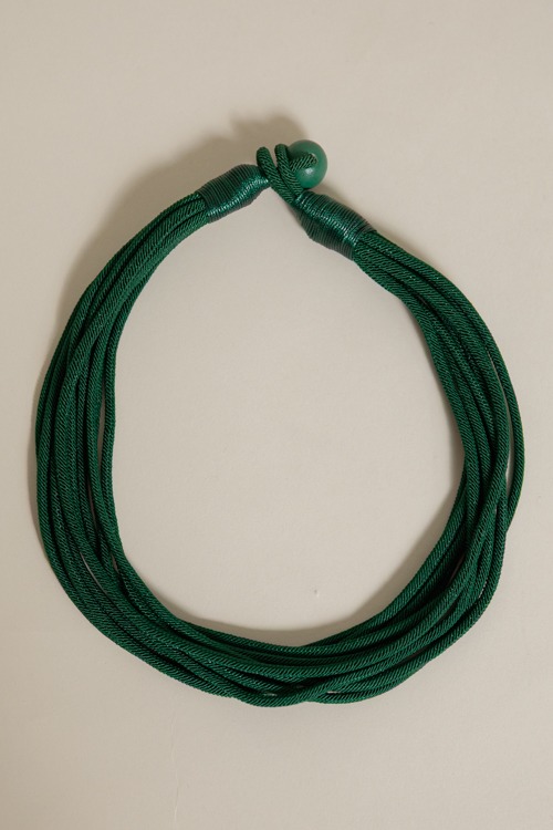 Layered Rope Necklace, Green - 4K7A4393.jpg