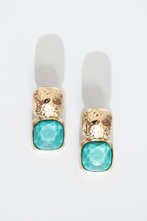 Gemma Stone Earring, Light Green - 4K7A4413.jpg