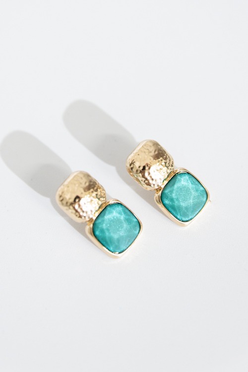 Gemma Stone Earring, Light Green - 4K7A4414.jpg