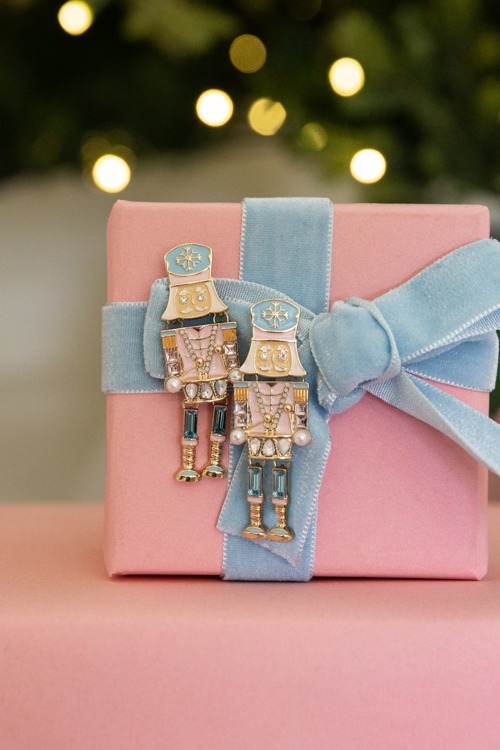 Preppy Nutcracker Earring, Blue - 4K7A4431-Edit.jpg