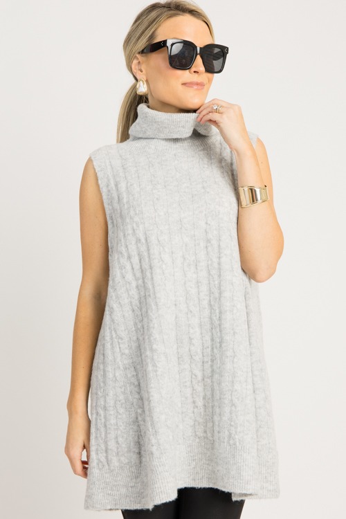 Cable Knit Sweater Tunic, H. Grey - 4K7A4454.jpg