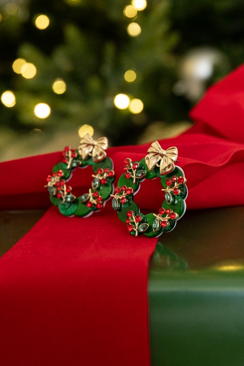 Holly Jolly Wreath Earring - 4K7A4460.jpg