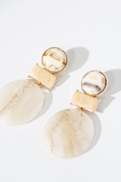 Gina Oval Earring, Ivory - 4K7A4488.jpg