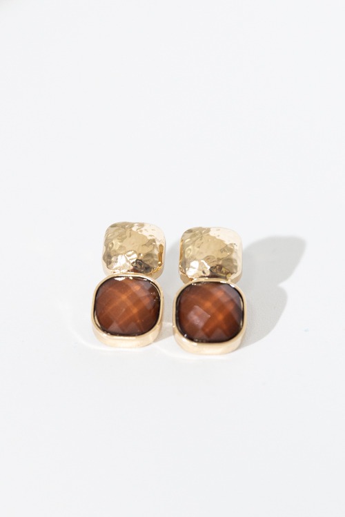 Gia Gemstone Earring, Dk. Topaz - 4K7A4493.jpg