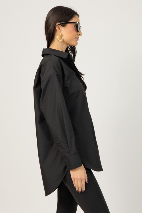 Oversized Tunic Shirt, Black - 4K7A4495.jpg