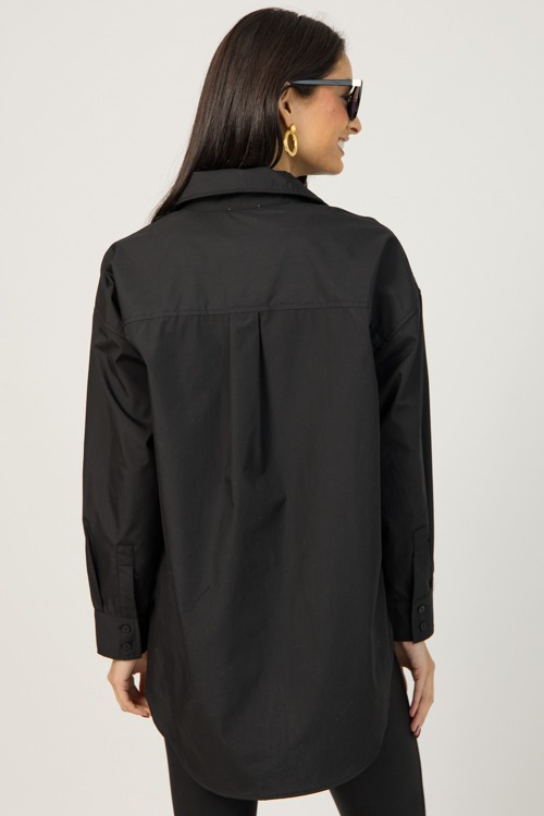 Oversized Tunic Shirt, Black - 4K7A4497.jpg