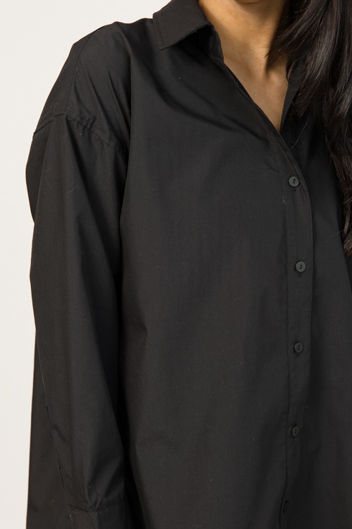 Oversized Tunic Shirt, Black - 4K7A4498.jpg