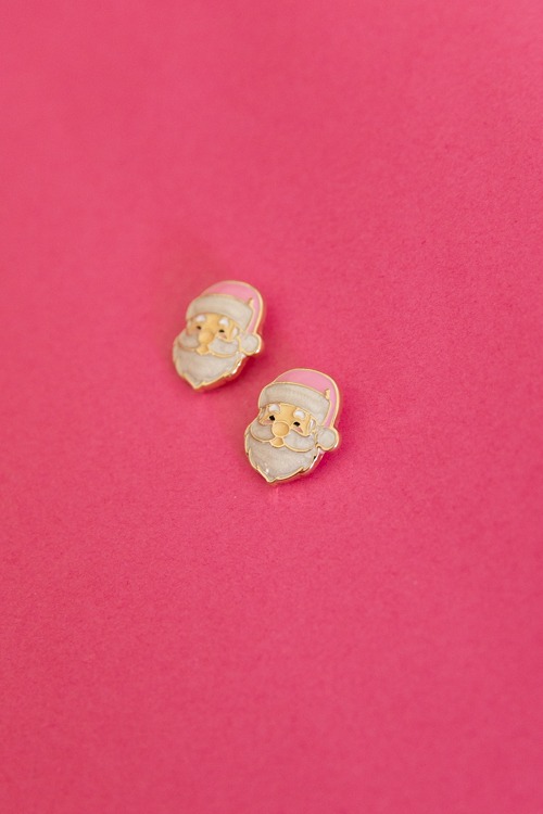 Santa Earring, Pink - 4K7A4501.jpg