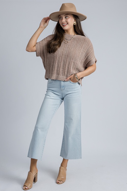 Chenille SS Sweater, Mocha - 4K7A4537.jpg