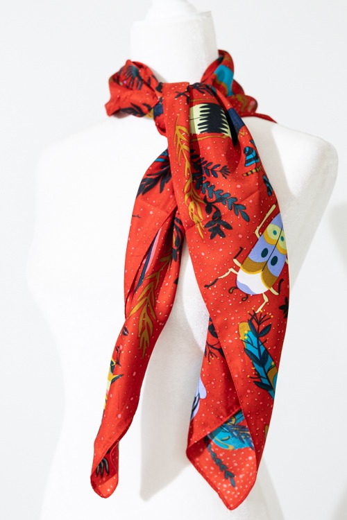 Menagerie Scarf, Red - 4K7A4543.jpg