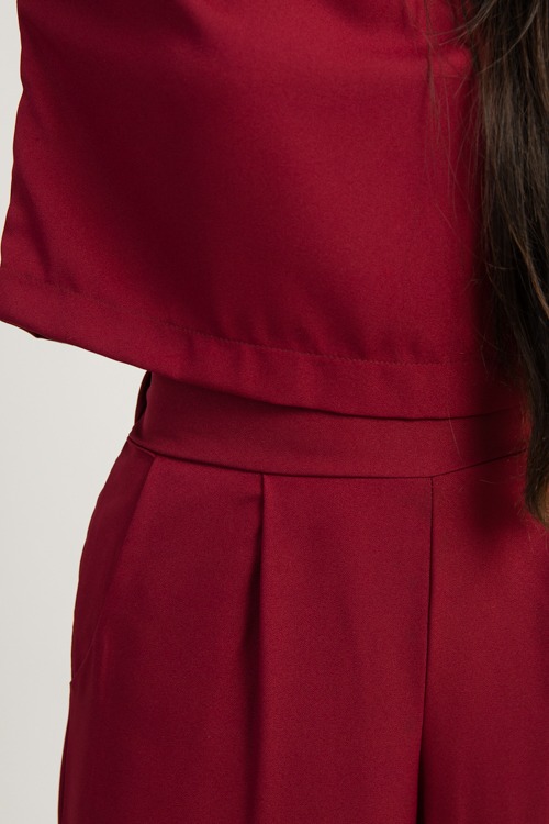 Wide Leg Pants Set, Burgundy - 4K7A4654.jpg