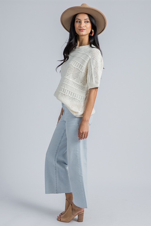 Slouchy Pointelle Sweater, Ivory - 4K7A4679 crop near knees.jpg