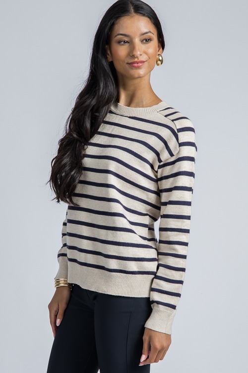 Franny Stripe Sweater, Oatmeal - 4K7A4840 crop mid thigh.jpg