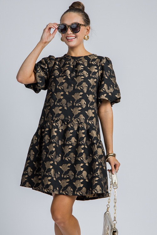 Rose Jacquard Dress, Black - 4K7A4854h.jpg