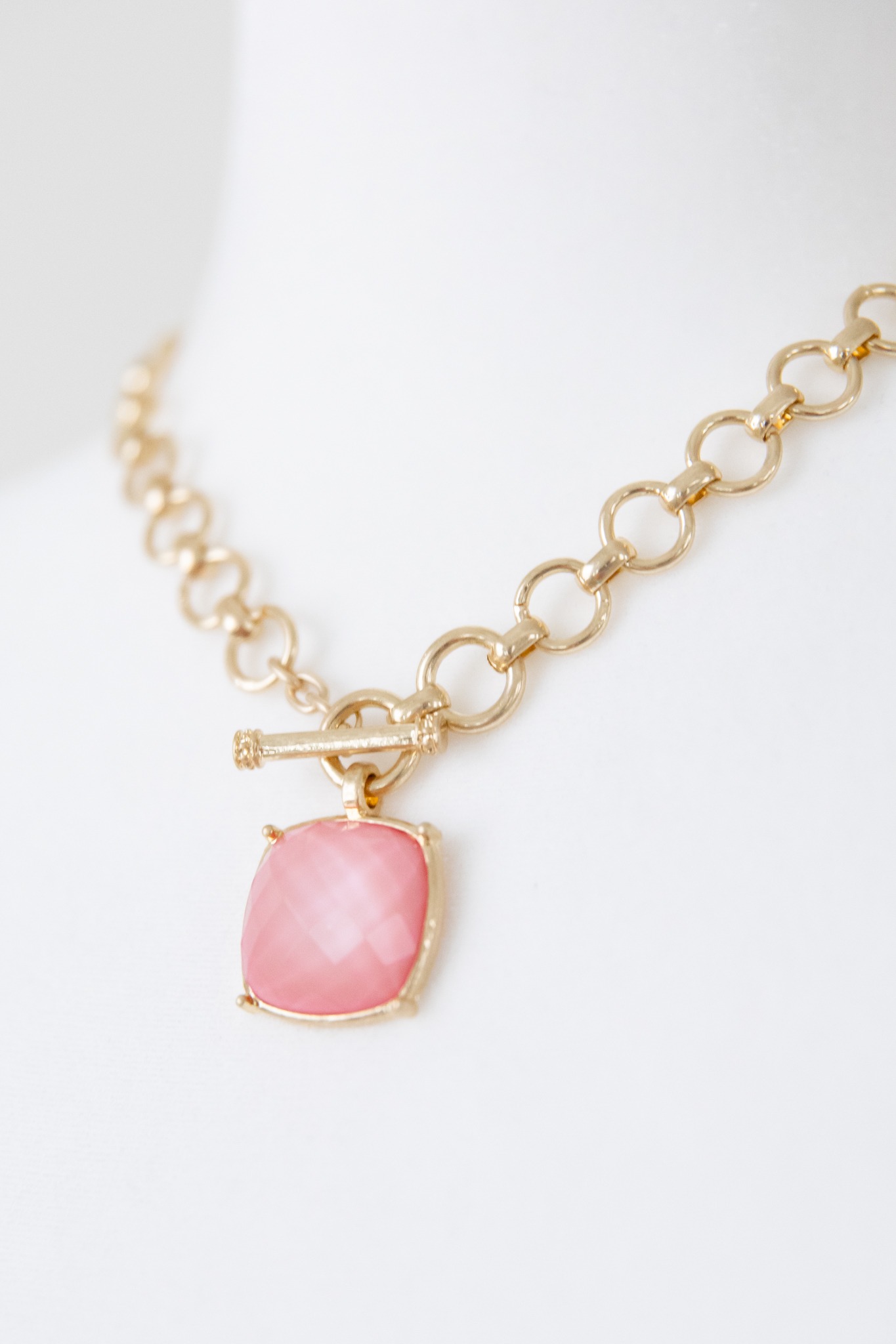 Gemma Stone Necklace, Pink - 4K7A4867.jpg