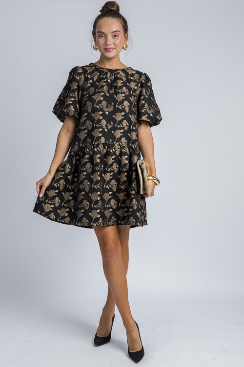 Rose Jacquard Dress, Black - 4K7A4884p.jpg