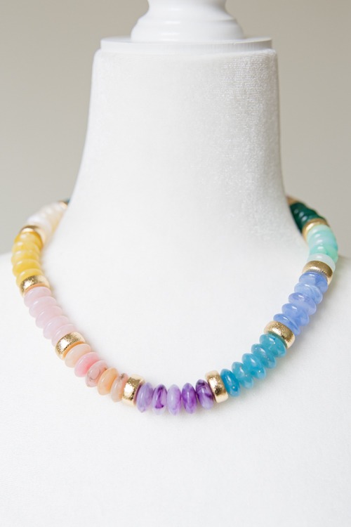 Stone & Textured Necklace, Lt - 4K7A4915.jpg