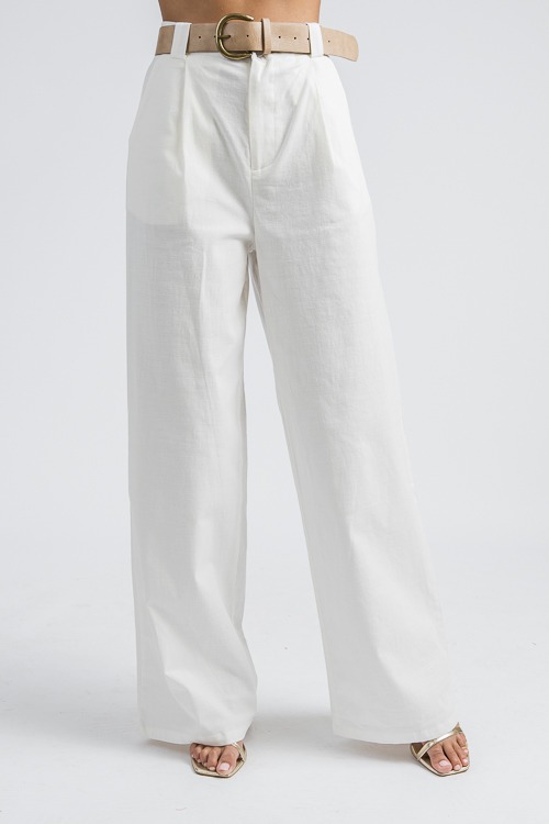 Linen Stretch Belted Trousers - 4K7A5120p.jpg