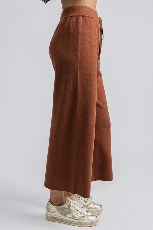 Capri Sweater Pants, Toffee