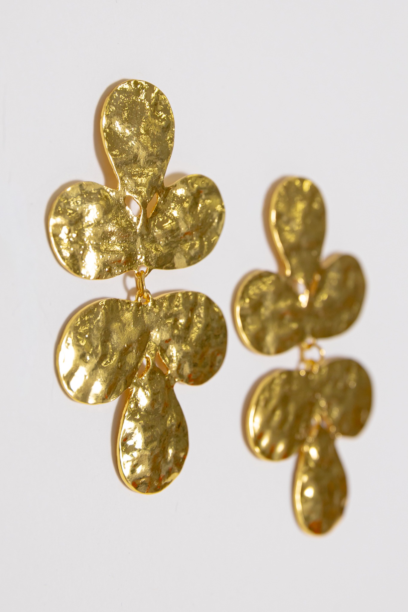 Flower Drop Earring, Gold - 4K7A5221.jpg